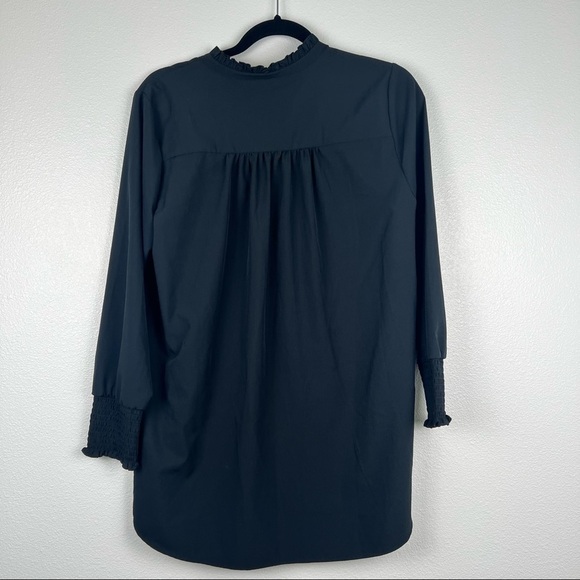 SOFT Surroundings Vivian Shirt‎ Black PM - Picture 5 of 7